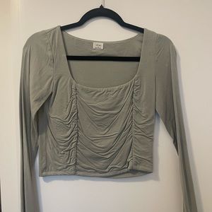 Wilfred long sleeve crop top